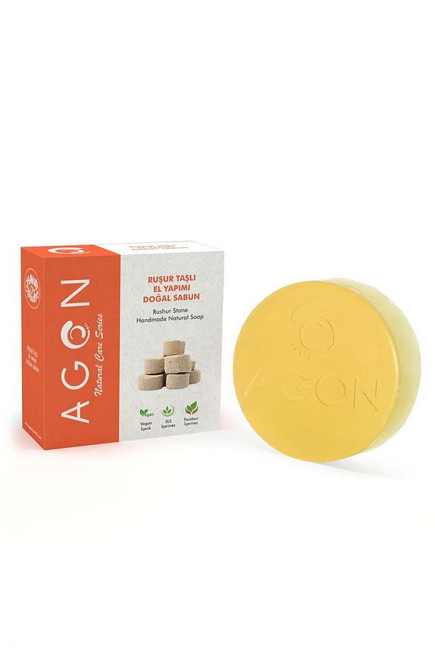 Agon Ruşur Taşlı El Yapımı Doğal Sabun 100 Gr
