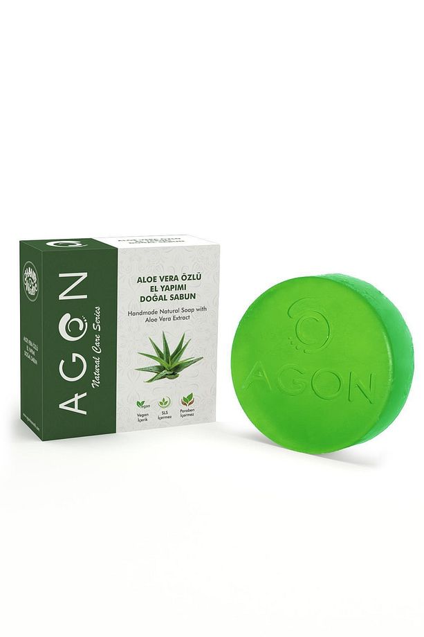 Agon Aloe Vera Özlü El Yapımı Doğal Sabun 100 Gr