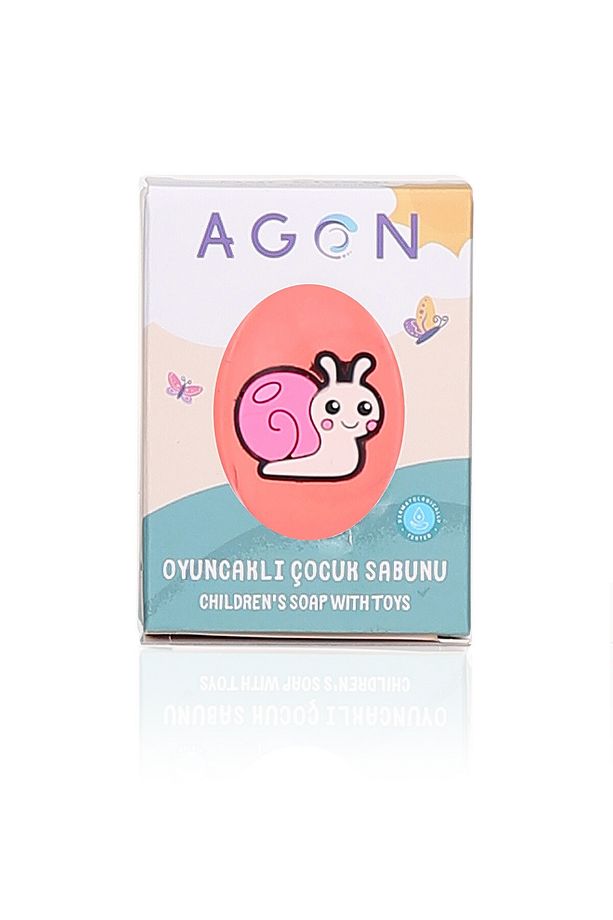 Agon Nar Çiçeği Özlü El Yapımı Oyuncaklı Çocuk Sabunu - Görsel 4