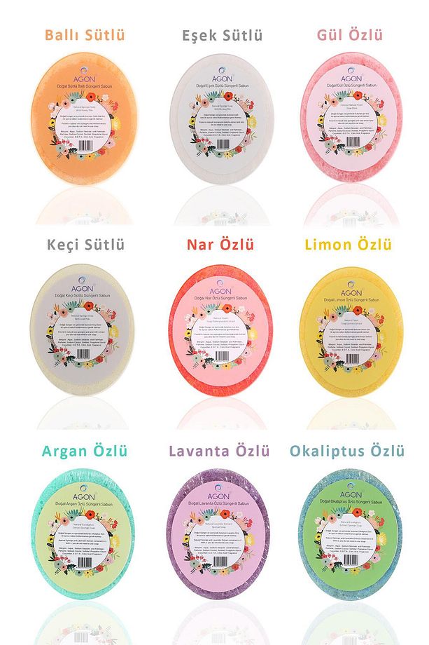 Agon Doğal El Yapımı Çilek Özlü Sabunlu Vücut Duş Süngeri 125 Gr - Görsel 2