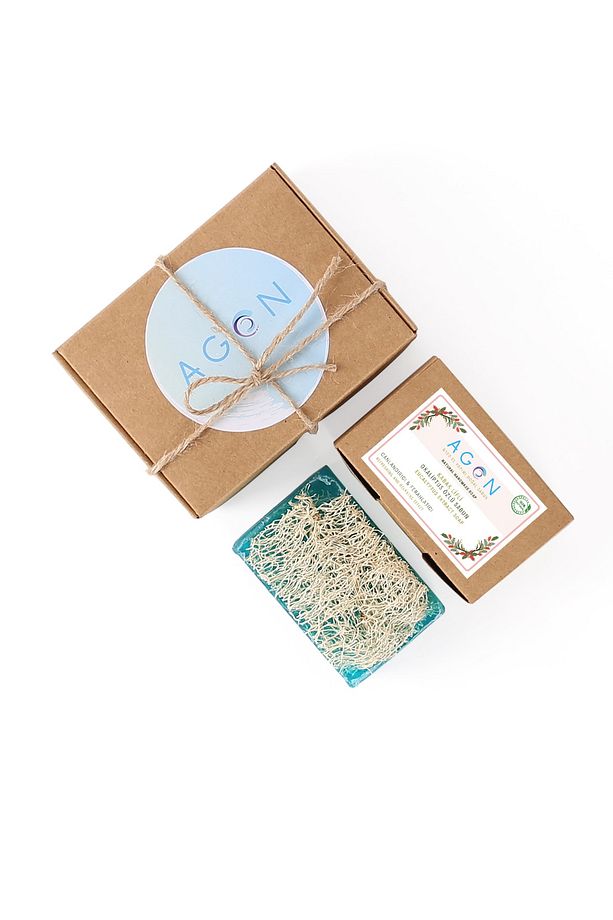 Agon %100 El Yapımı Doğal Kabak Lifli Okaliptus Sabunu 120 Gr - Görsel 2