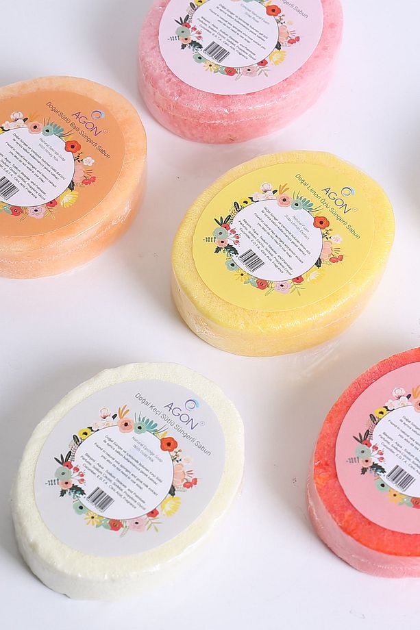 Agon Doğal El Yapımı Argan Özlü Sabunlu Vücut Duş Süngeri 125 Gr - Görsel 3