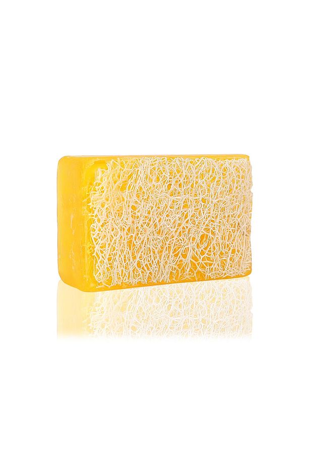 Agon %100 El Yapımı Doğal Kabak Lifli Limon Sabunu 120 Gr - Görsel 5